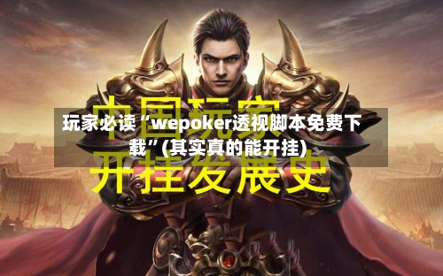 玩家必读“wepoker透视脚本免费下载”(其实真的能开挂)-第2张图片