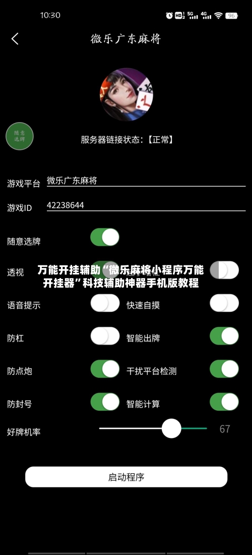 万能开挂辅助“微乐麻将小程序万能开挂器	”科技辅助神器手机版教程-第2张图片