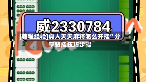 [教程经验]真人天天麻将怎么开挂”分享装挂技巧步骤-第2张图片
