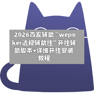2026首发辅助“wepoker透视辅助挂”开挂辅助脚本+详细开挂安装教程