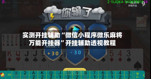 实测开挂辅助“微信小程序微乐麻将万能开挂器”开挂辅助透视教程-第3张图片