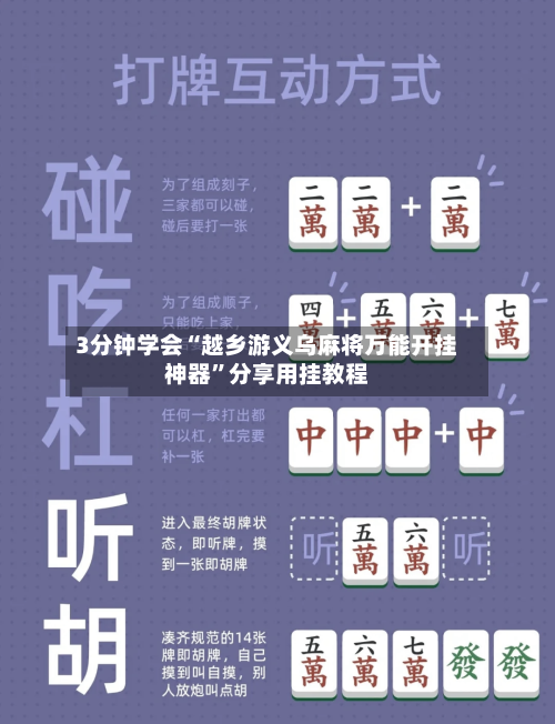 3分钟学会“越乡游义乌麻将万能开挂神器	”分享用挂教程-第2张图片