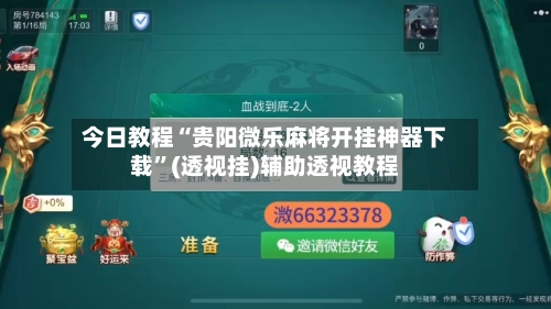 今日教程“贵阳微乐麻将开挂神器下载”(透视挂)辅助透视教程-第2张图片