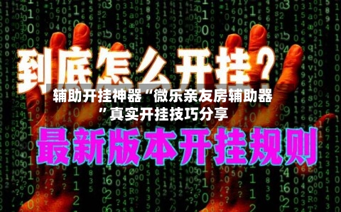 辅助开挂神器“微乐亲友房辅助器”真实开挂技巧分享