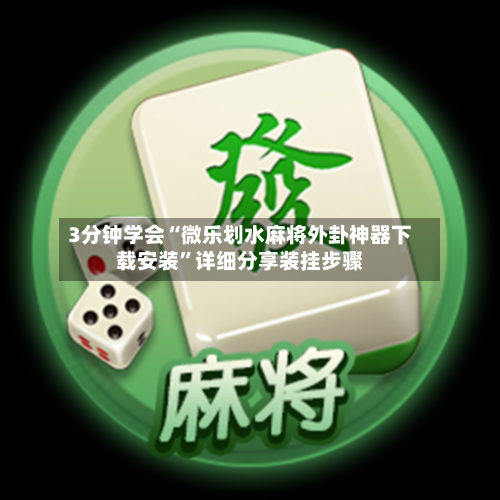 3分钟学会“微乐划水麻将外卦神器下载安装	”详细分享装挂步骤-第3张图片