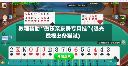 教程辅助“微乐亲友房专用挂	”(曝光透视必备猫腻)-第2张图片