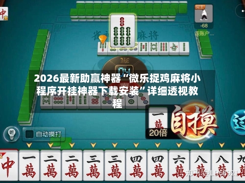 2026最新助赢神器“微乐捉鸡麻将小程序开挂神器下载安装”详细透视教程-第2张图片