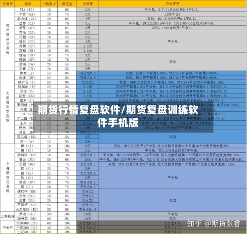 期货行情复盘软件/期货复盘训练软件手机版