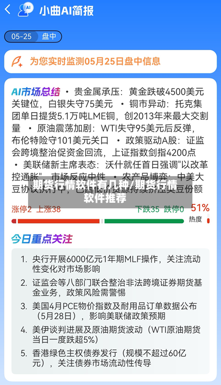 期货行情软件有几种/期货行情软件推荐-第2张图片