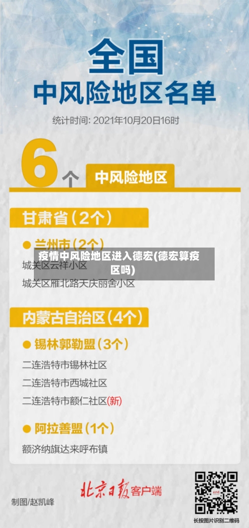 疫情中风险地区进入德宏(德宏算疫区吗)-第3张图片