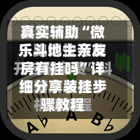 真实辅助“微乐斗地主亲友房有挂吗”详细分享装挂步骤教程-第3张图片