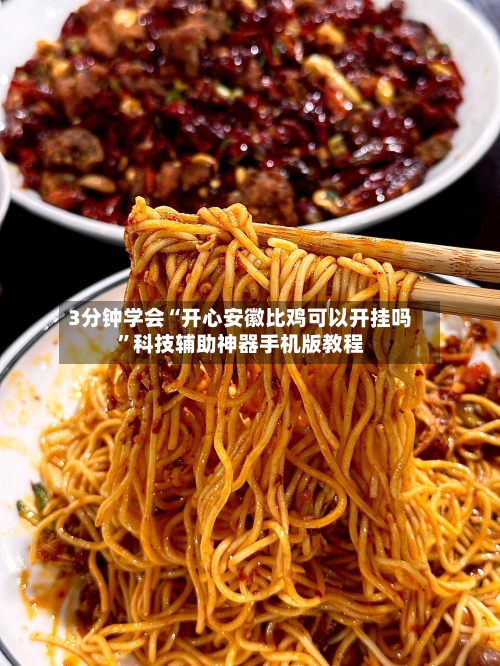 3分钟学会“开心安徽比鸡可以开挂吗”科技辅助神器手机版教程-第2张图片