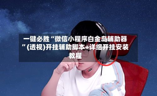 一键必胜“微信小程序白金岛辅助器”(透视)开挂辅助脚本+详细开挂安装教程