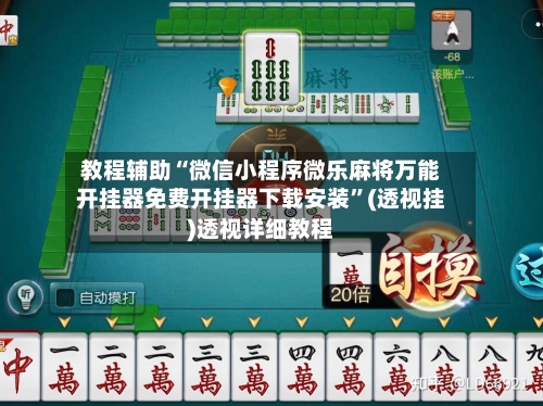 教程辅助“微信小程序微乐麻将万能开挂器免费开挂器下载安装”(透视挂)透视详细教程-第2张图片