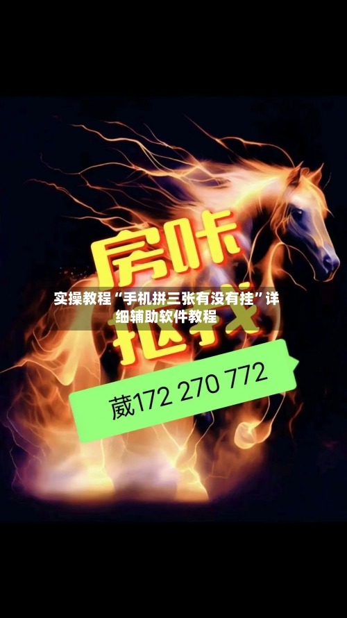 实操教程“手机拼三张有没有挂”详细辅助软件教程