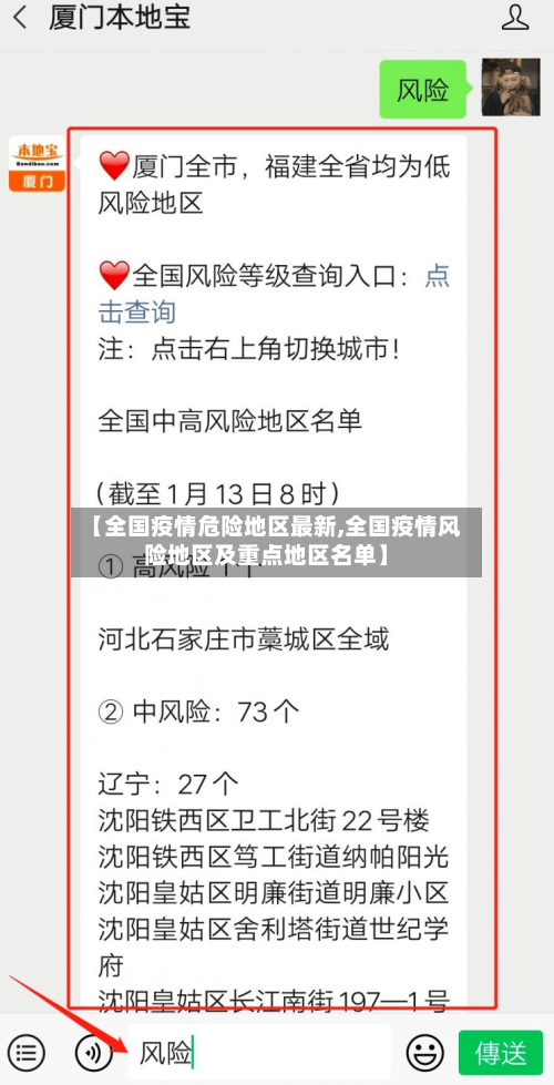【全国疫情危险地区最新,全国疫情风险地区及重点地区名单】-第2张图片