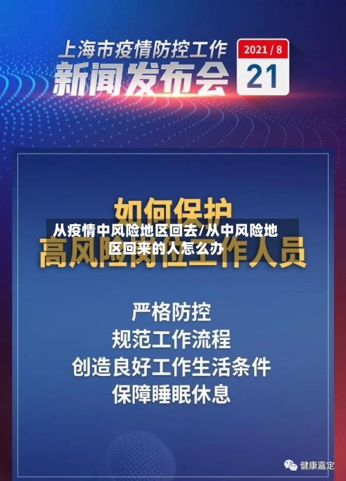 从疫情中风险地区回去/从中风险地区回来的人怎么办