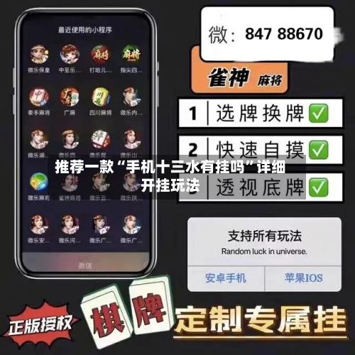 推荐一款“手机十三水有挂吗”详细开挂玩法