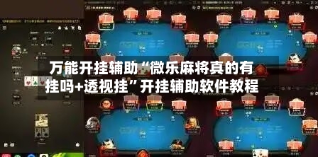 万能开挂辅助“微乐麻将真的有挂吗+透视挂”开挂辅助软件教程-第3张图片