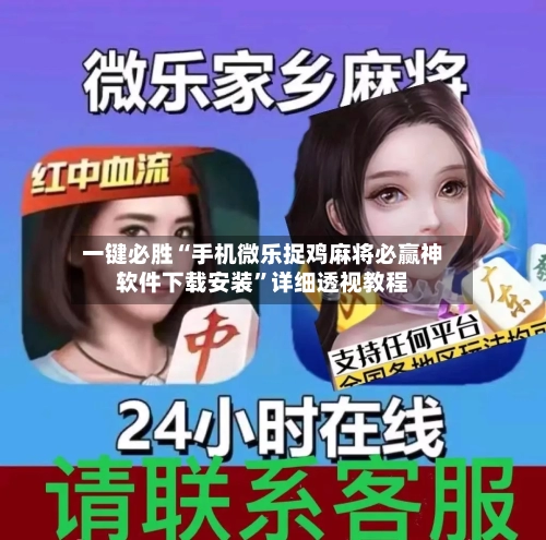 一键必胜“手机微乐捉鸡麻将必赢神软件下载安装”详细透视教程-第2张图片