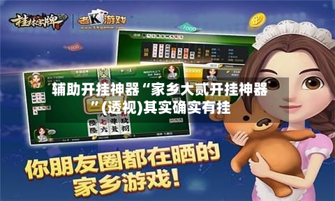 辅助开挂神器“家乡大贰开挂神器”(透视)其实确实有挂-第3张图片