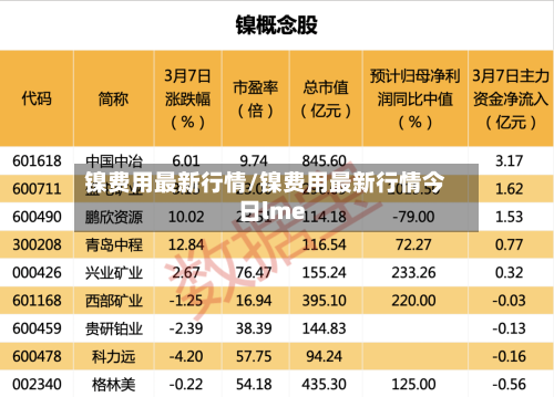 镍费用最新行情/镍费用最新行情今日lme-第2张图片