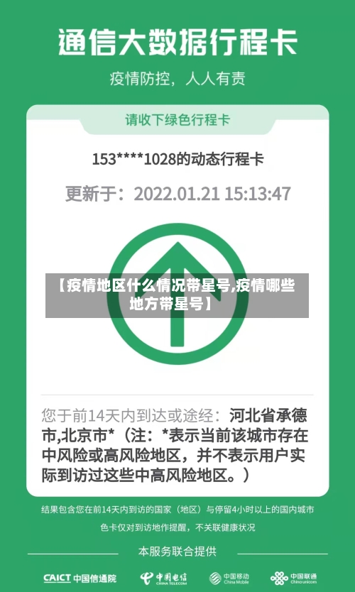 【疫情地区什么情况带星号,疫情哪些地方带星号】-第2张图片