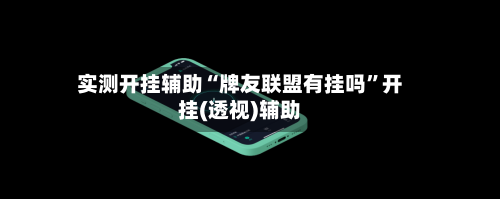 实测开挂辅助“牌友联盟有挂吗”开挂(透视)辅助-第3张图片
