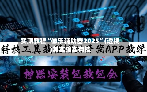 实测教程“微乐辅助器2025	”(透视)其实确实有挂-第2张图片
