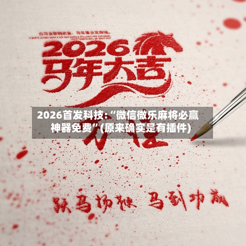 2026首发科技:“微信微乐麻将必赢神器免费”(原来确实是有插件)