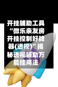 开挂辅助工具“微乐亲友房开挂控制好牌器(透视)	”揭秘透视辅助万能挂用法-第3张图片