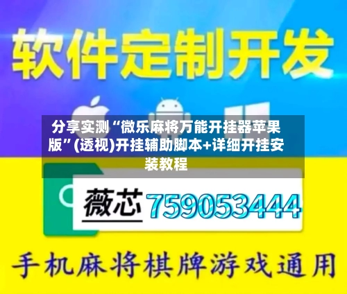 分享实测“微乐麻将万能开挂器苹果版”(透视)开挂辅助脚本+详细开挂安装教程-第3张图片