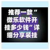 推荐一款“微乐软件开挂多少钱”详细分享装挂步骤!-第2张图片