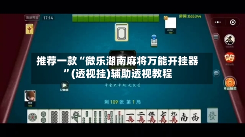 推荐一款“微乐湖南麻将万能开挂器”(透视挂)辅助透视教程-第3张图片