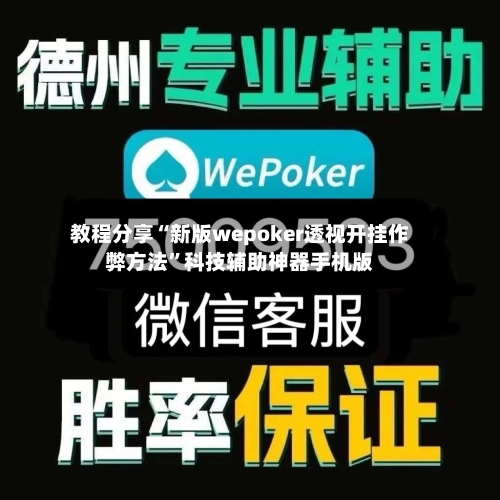 教程分享“新版wepoker透视开挂作弊方法	”科技辅助神器手机版-第2张图片