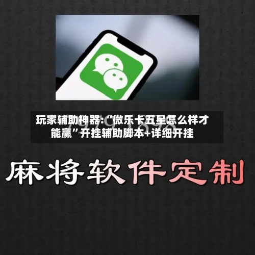 玩家辅助神器:“微乐卡五星怎么样才能赢	”开挂辅助脚本+详细开挂-第2张图片