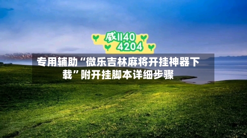 专用辅助“微乐吉林麻将开挂神器下载”附开挂脚本详细步骤-第2张图片