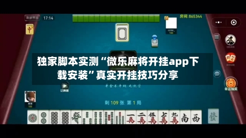 独家脚本实测“微乐麻将开挂app下载安装”真实开挂技巧分享-第3张图片