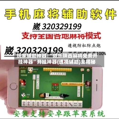 玩家辅助神器:“微乐陕西麻将免费开挂神器”开挂神器{透视辅助}全揭秘