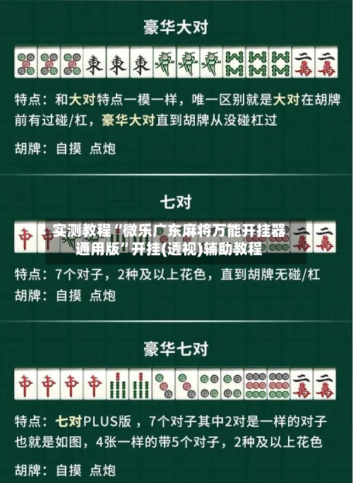 实测教程“微乐广东麻将万能开挂器通用版”开挂(透视)辅助教程
