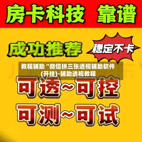 教程辅助“微信拼三张透视辅助软件(开挂)-辅助透视教程-第2张图片