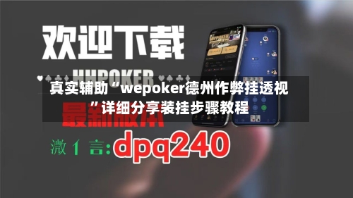 真实辅助“wepoker德州作弊挂透视”详细分享装挂步骤教程-第2张图片