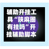 辅助开挂工具“陕麻圈有挂吗”开挂辅助脚本+详细