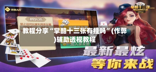 教程分享“掌酷十三张有挂吗”(作弊)辅助透视教程-第2张图片