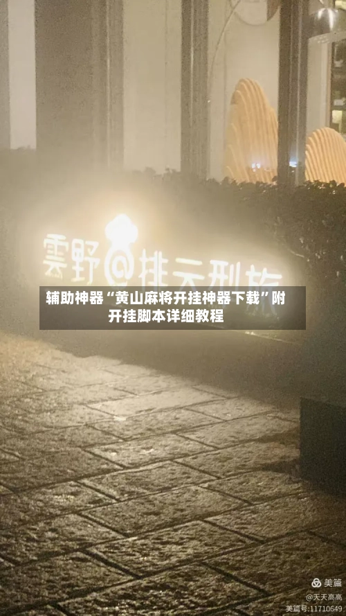 辅助神器“黄山麻将开挂神器下载	”附开挂脚本详细教程-第3张图片
