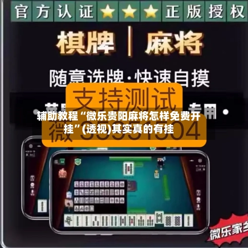 辅助教程“微乐贵阳麻将怎样免费开挂	”(透视)其实真的有挂-第2张图片
