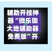 辅助开挂神器“微乐锄大地辅助器免费版	”开挂(透视)辅助神器-第2张图片