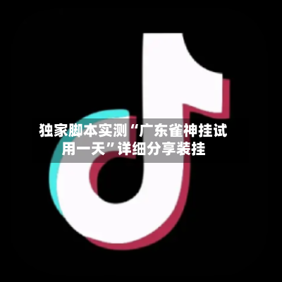 独家脚本实测“广东雀神挂试用一天	”详细分享装挂-第2张图片