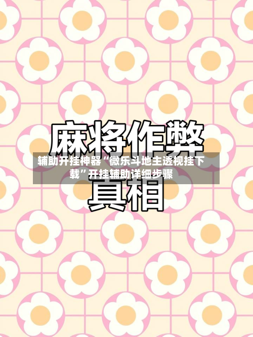辅助开挂神器“微乐斗地主透视挂下载”开挂辅助详细步骤-第3张图片
