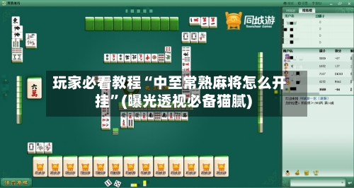 玩家必看教程“中至常熟麻将怎么开挂”(曝光透视必备猫腻)